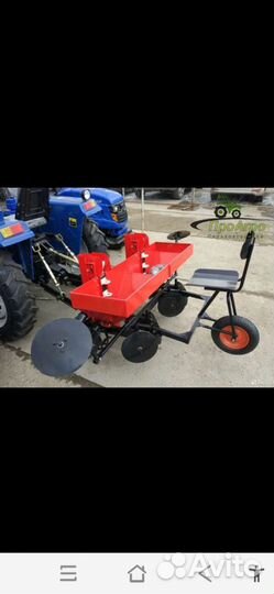 Картофелесажалка кс-2-мт для минитрактора