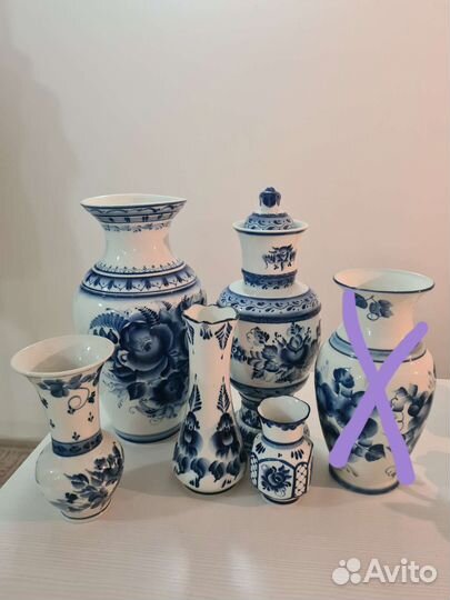 Посуда гжель