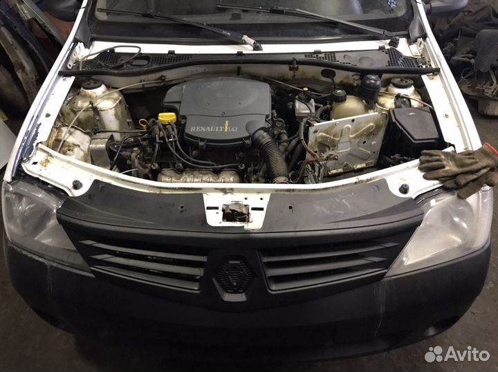 Renault Logan двигатель 1.4-1.6