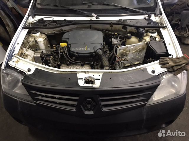 Renault Logan двигатель 1.4-1.6