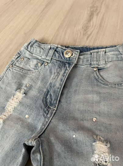 Продам джинсы+толстовка для девочки на рост 122