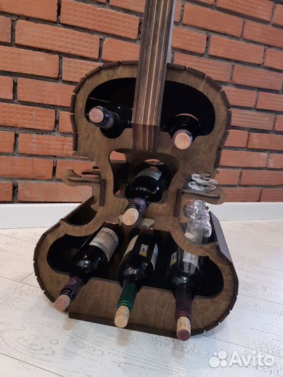 Подарок мужчине мини бар виолончель для бутылок