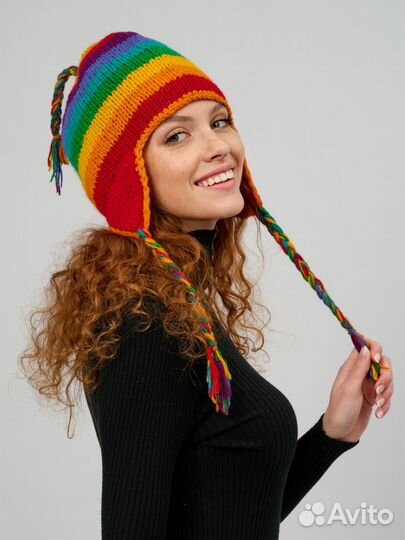 Шапка Непалка из шерсти яка унисекс