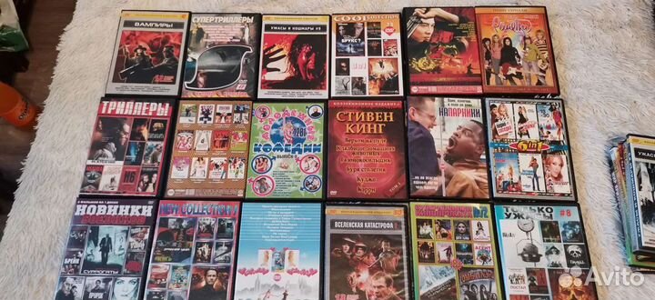 DVD диски с фильмами из личной коллекции
