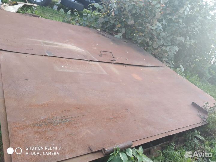 Металлические ворота бу