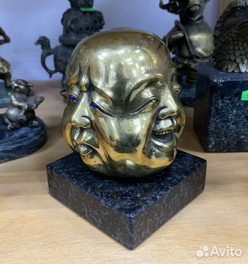 Четыре лица Будды. Бронза. Фен-шуй