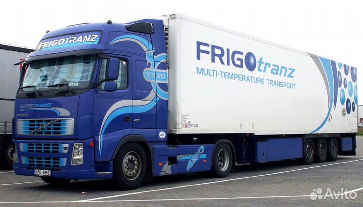 1/50 тягач Volvo Frigo фура реф WSI раритет