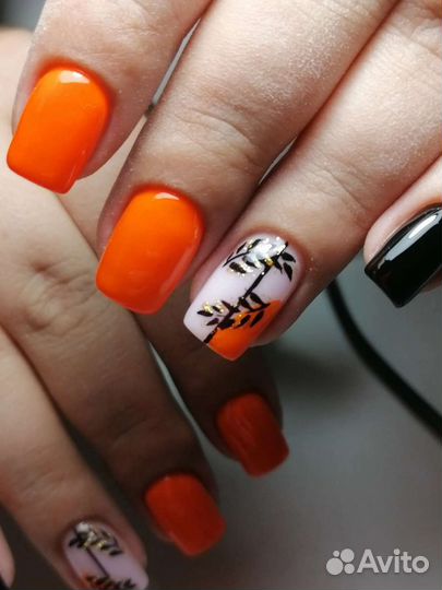 Наращивание ногтей, укрепление, гель лак, педикюр