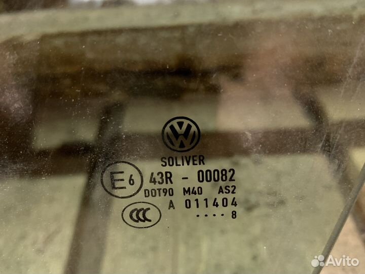 Стекло двери переднее левое volkswagen passat b6