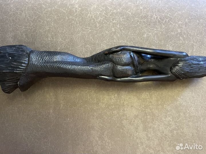 Деревянная фигура из черного дерева 50см