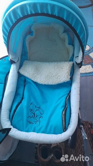 Коляска 2в 1 бу