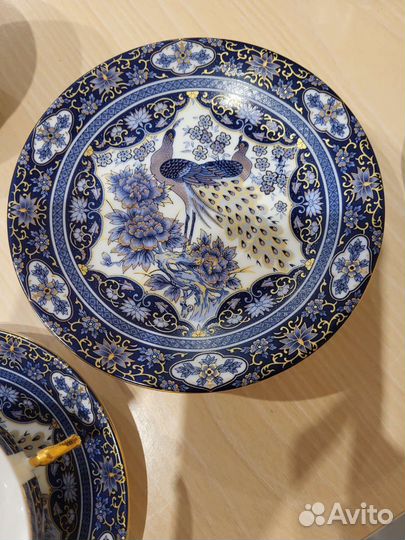 Чайные чашки с блюдцами