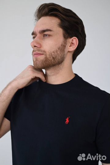 Футболка Polo ralph lauren синяя