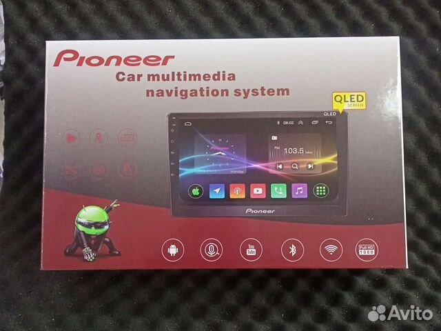 Магнитола 2 din android 11 9 Pioneer 4/64Gb qled
