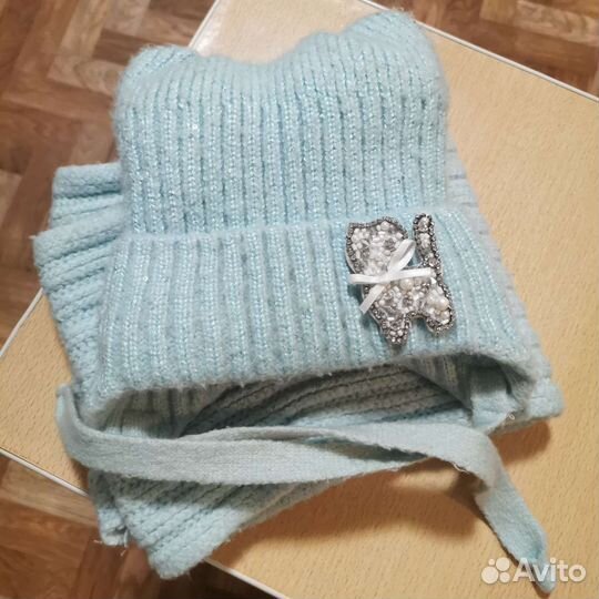 Комплект шапка и шарф