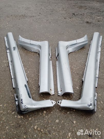 Пластиковые пороги на ваз 2114