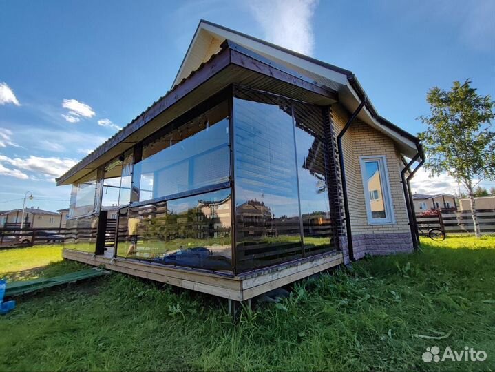 Гибкие и мягкие окна для беседок