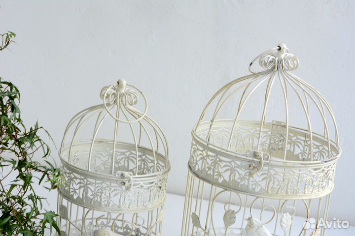 Декоративная клетка металлическая большая 1 шт