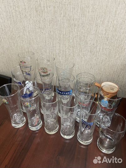 Пивные кружки и бокалы