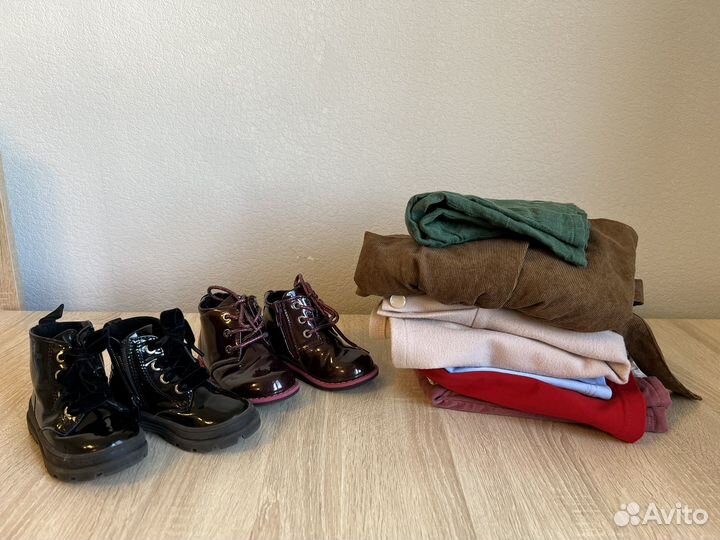 Пакет вещей на девочку 80-86 размер