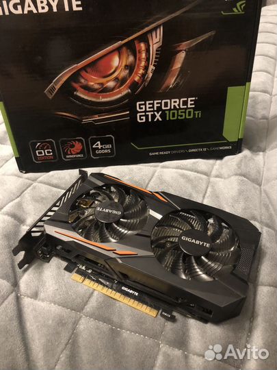 Видеокарта gtx 1050 ti 4gb gigabyte oc