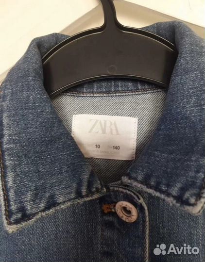 Джинсовая куртка оверсайз для девочек