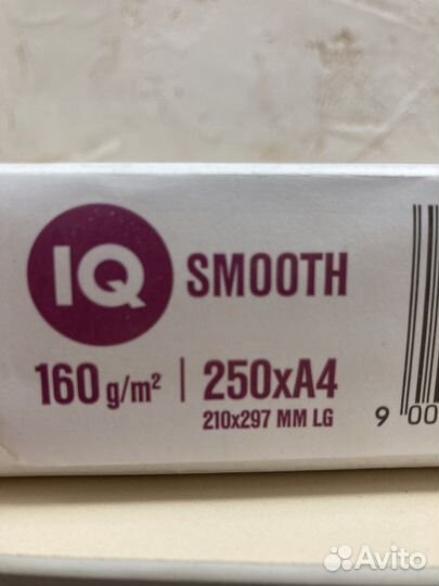 Бумага для принтера a4 IQ Smooth 160г/м2