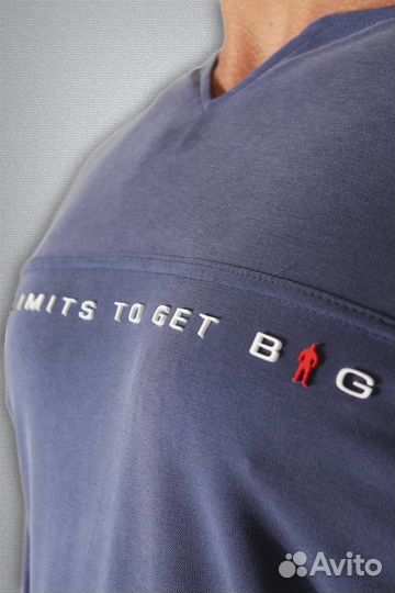 Футболка No Limits 3369 цв. Синий, р. S-3XL