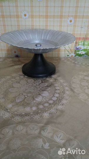 Фруктовница на ножке СССР