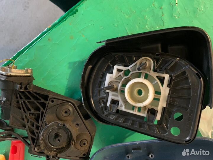 Корпус и механизм зеркало левое Сивик