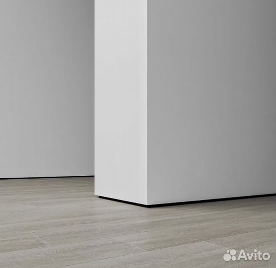 Плинтус теневой 2см алюминий