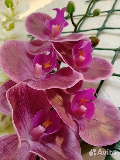 Орхидея. Искусственные цветы. Силикон