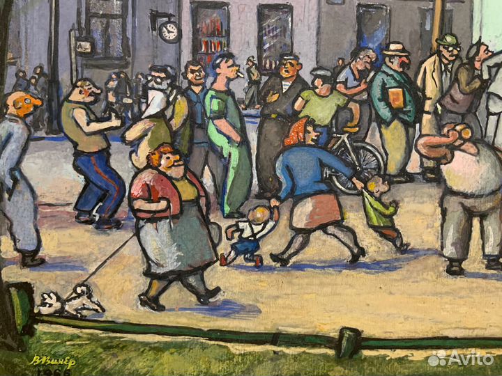 Графика 1966 г В.Винер + 2 эскиза