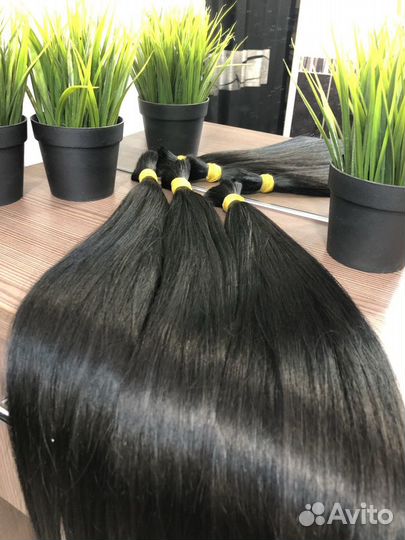 Волосы для наращивания черные