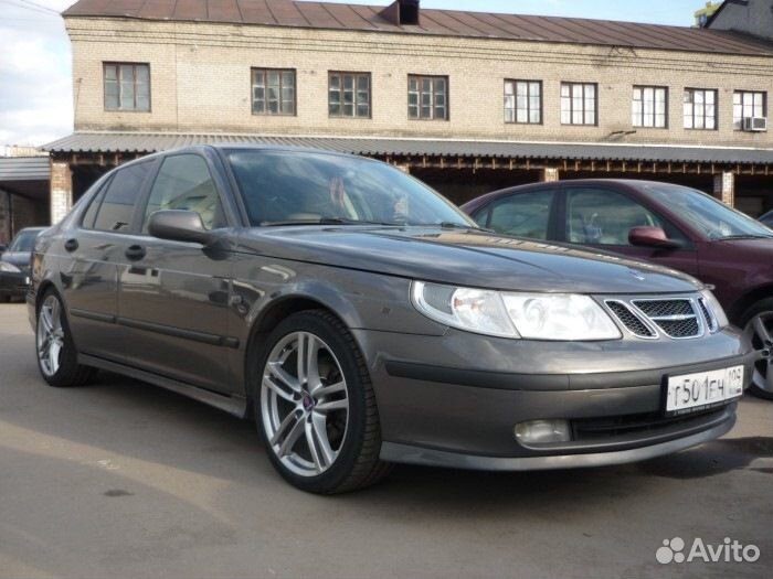 Накладка на передний бампер Aero Saab 9-5