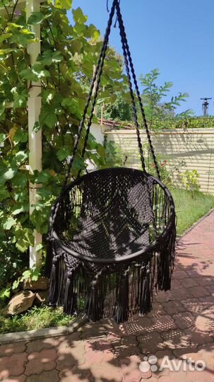 Качеля плетеное для дачи