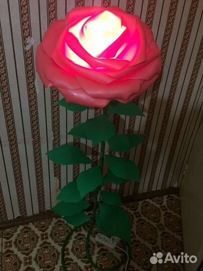 Торшер роза