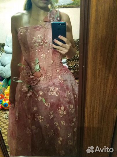 Платье на выпускной, пышное, вечернее