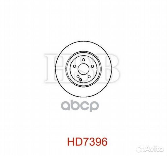 Диск тормозной передний lexus: IS II 05- MB: S