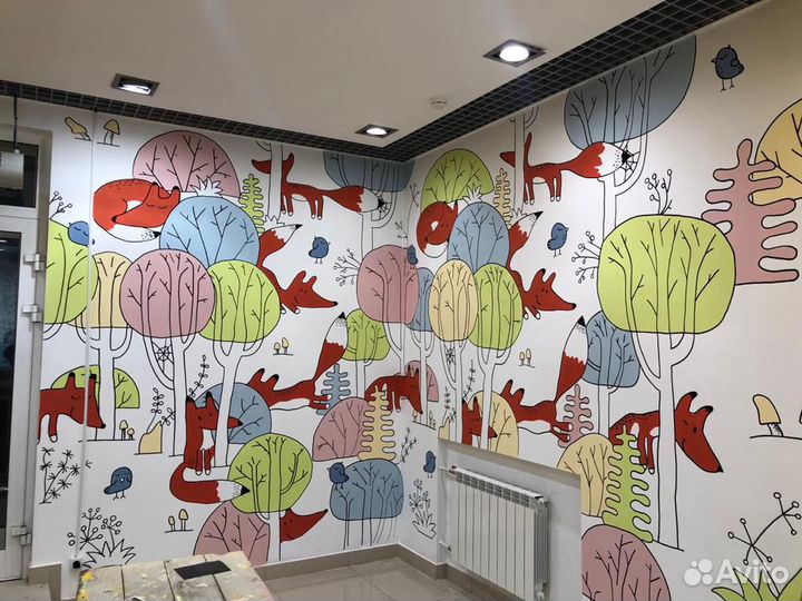 Художественная роспись стен