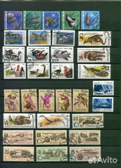 Почтовые марки СССР 150 штук
