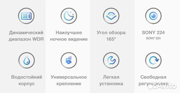 Широкоугольная камера заднего вида Teyes AHD