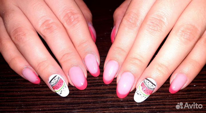 Наращивание ногтей, гель - лак