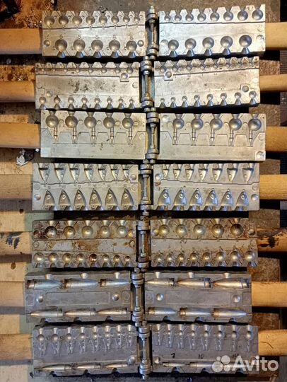 Формы для литья руболовных грузов