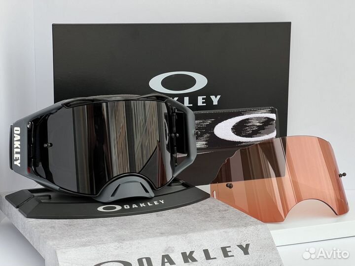 Маска мотокросс Oakley Airbrake mx Prizm 2 Линзы