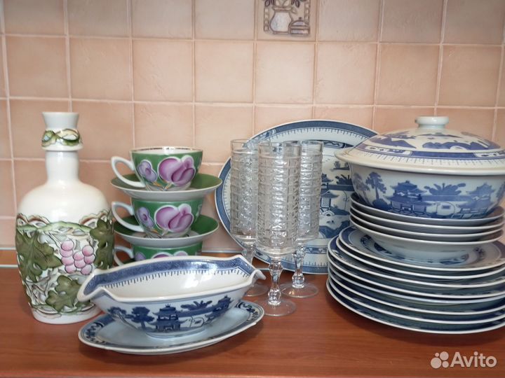 Фарфор,хрусталь.Винтаж