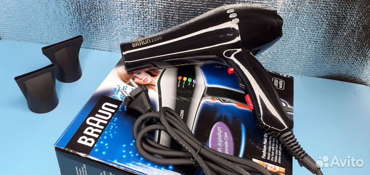 Фен для волос Braun 3000вт Futur Pro Индикатор