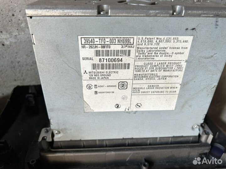 Магнитола на Honda Fit