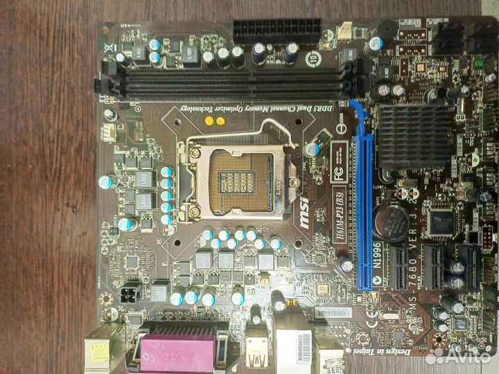 Материнская Плата 1155 с процессором и ram