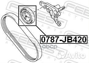 Ролик натяжной 0787-JB420 0787-JB420 Febest